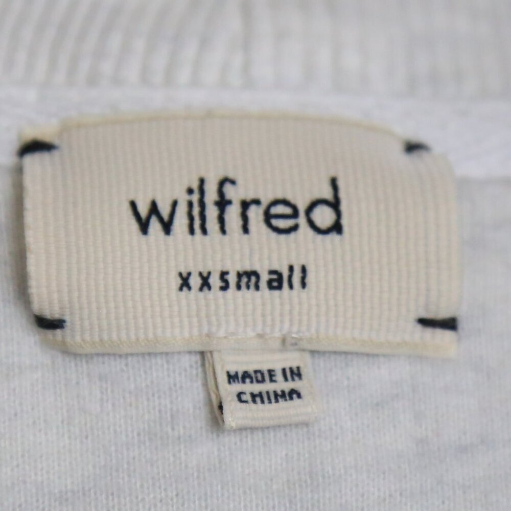 Aritzia Wilfred Diderot Cocoon Open Front Cardigan Sweater Dirty White Size XXS - Picture 3 of 6